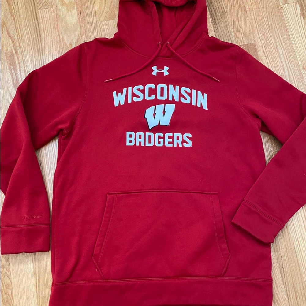 Under Armour Hoodie - Wisconsin Badgers - Mens L